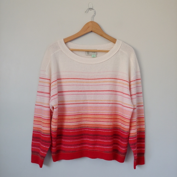 Anthropologie Saturday Sunday Emmeline Cashmere Crewneck Sweater Size Small - Picture 13 of 16
